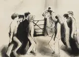 John B. Vallely, FIDDLER AND DANCERS