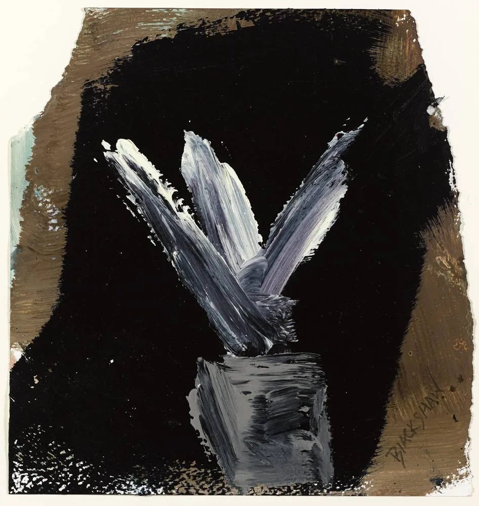 PAINTBRUSHES by Basil Blackshaw, oil on paper, offered Dec 2017