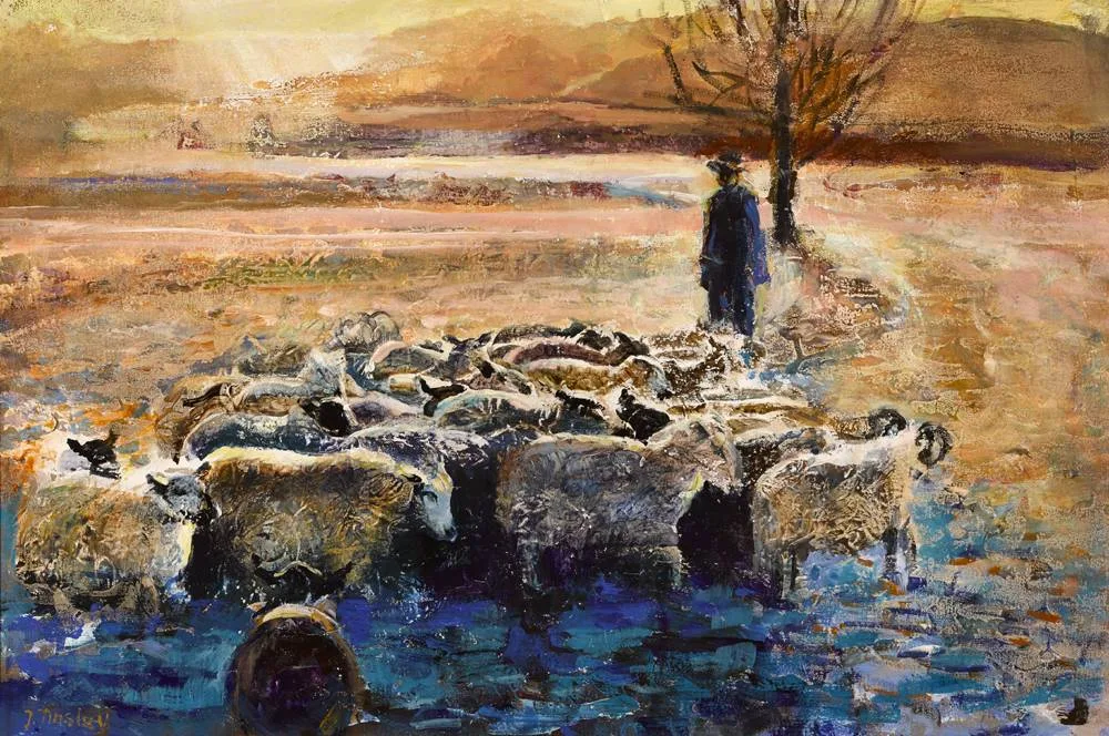 SOLITUDE by Joanna Tinsley, oil on canvas, offered Dec 2017