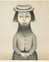 L. S. Lowry, WOMAN WITH BEARD