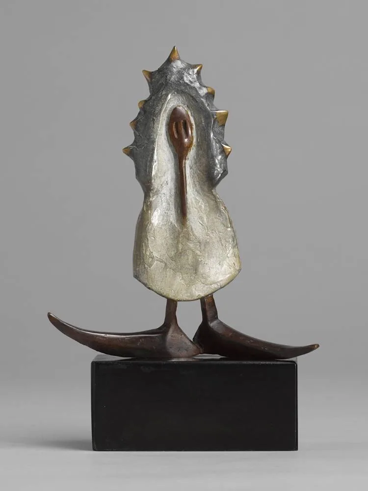 TALK, TALK, TALK II by Cheryl Brown, 1999, bronze; (unique), offered Dec 2017