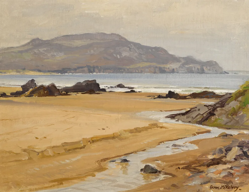 HORN HEAD, COUNTY DONEGAL by Frank McKelvey, oil on board, offered Nov 2017