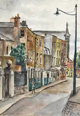 Patrick Swift, CHURCH STREET, DUBLIN, OCTOBER 1948