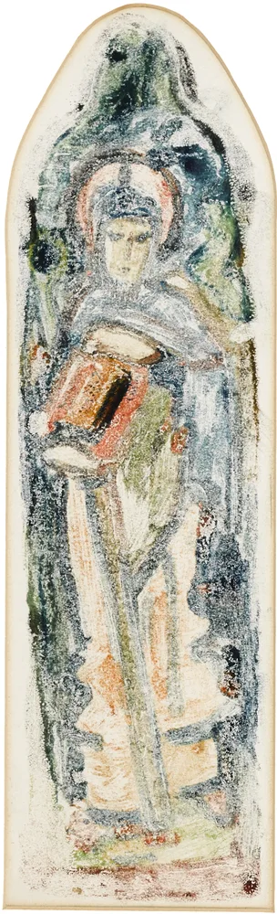 DESIGN FOR STAINED GLASS by Evie Hone, oil; monotype, sold Nov 2017