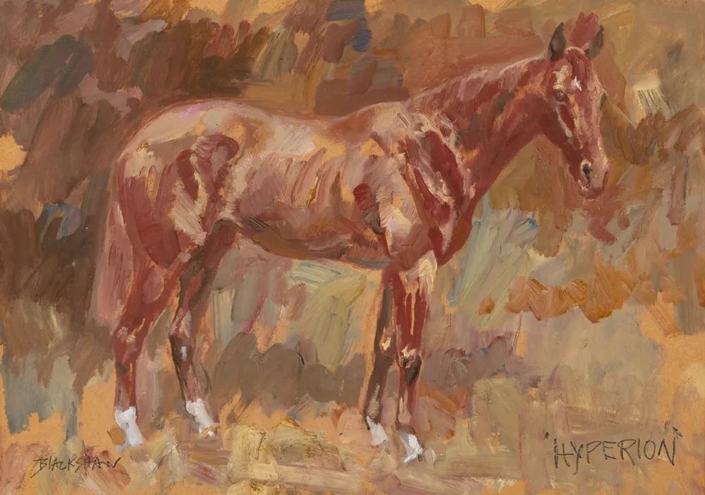 Basil Blackshaw, HYPERION, oil on board