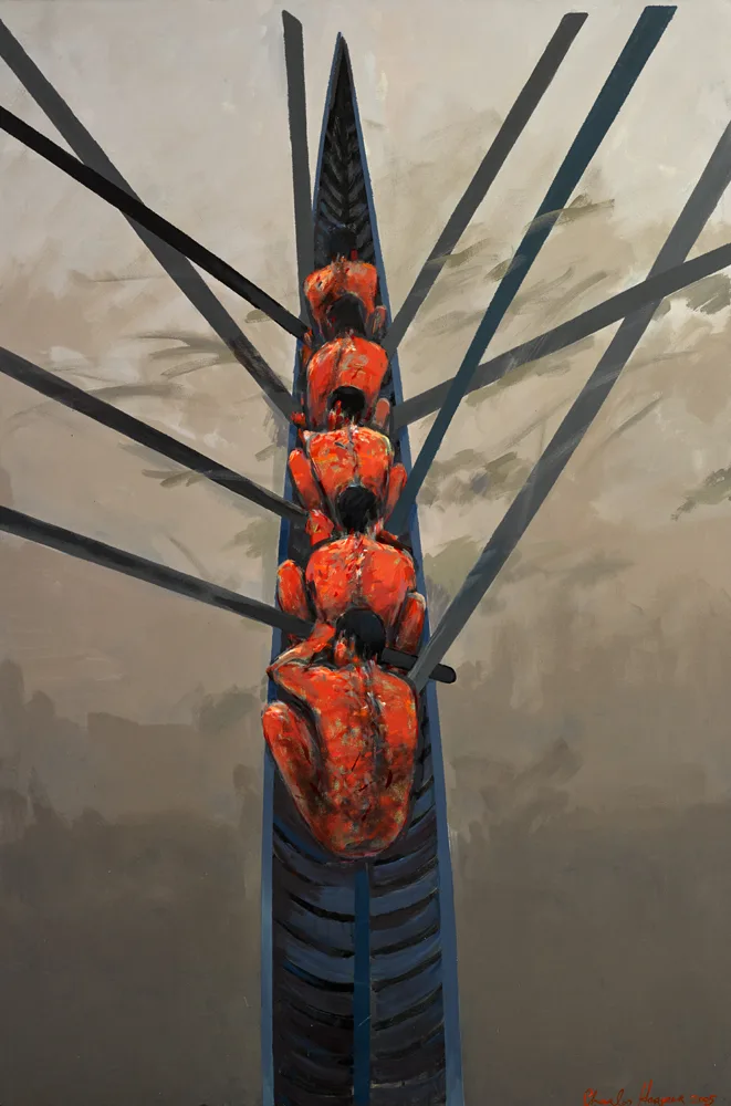 Charles Harper, MOMENTUM, 2005, oil on canvas