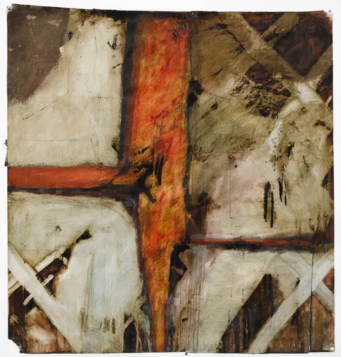 URBAN IV by Gwen O'Dowd, gouache on paper, offered Nov 2017