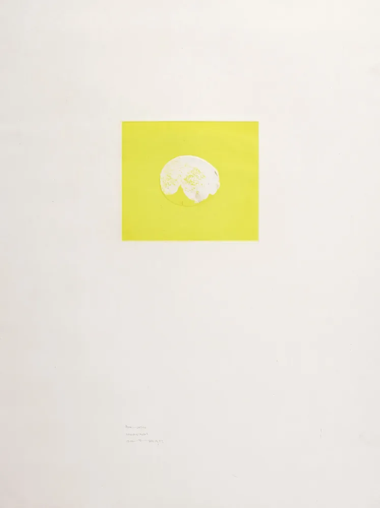 NO LEMON by Louis le Brocquy, 1974, Intaglio print on paper; (from an edition of 75), sold Nov 2017
