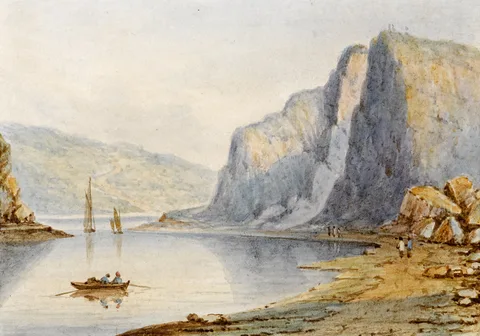 Francis Danby, VIEWS OF THE RIVER AVON (A PAIR), watercolour; (2)