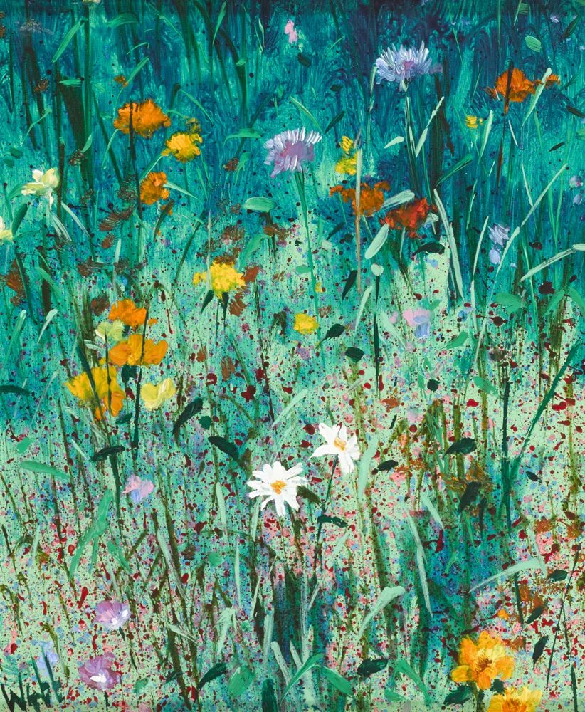 AFTER THE RAIN by Kenneth Webb, oil on board, sold Nov 2017