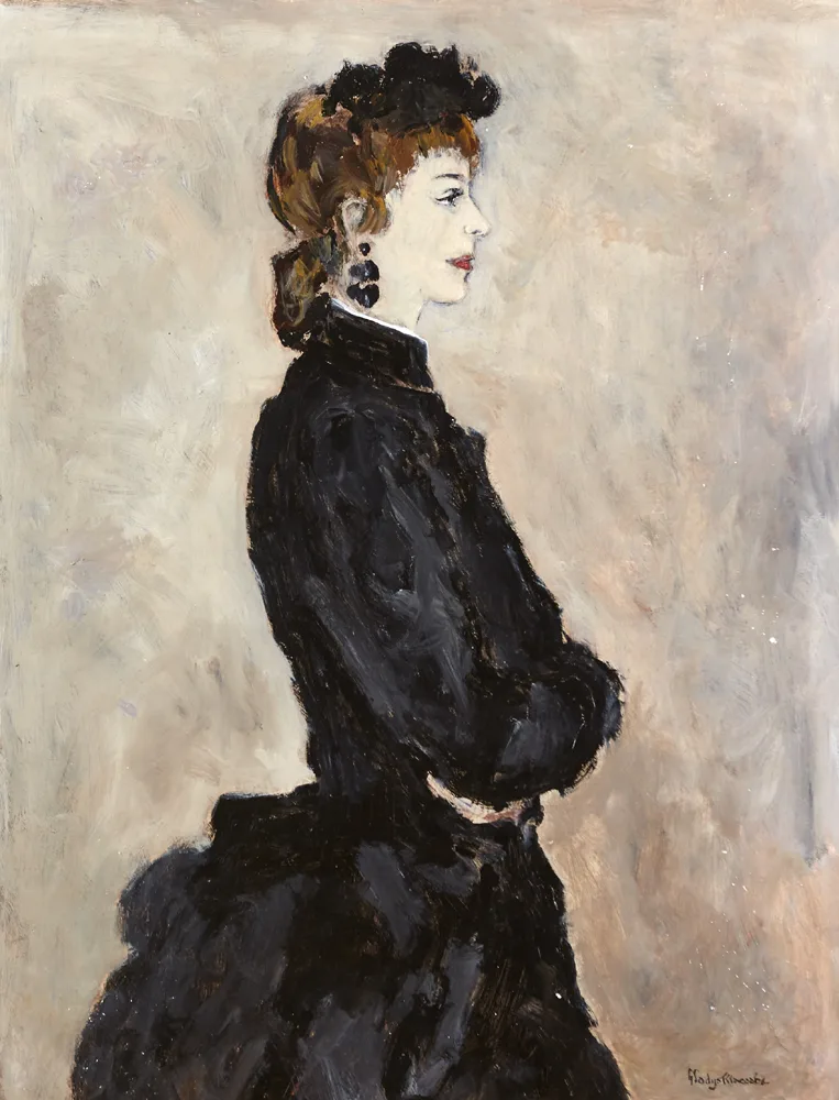MARTHA by Gladys Maccabe, oil on board, sold Nov 2017