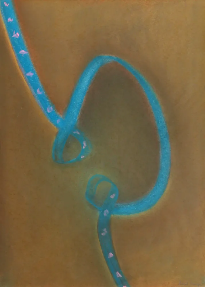 CELTIC MOTIF by Cecil King, pastel, sold Oct 2017