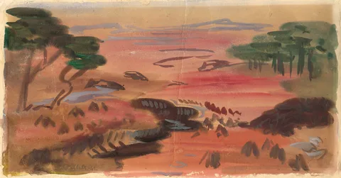 Mainie Jellett, LANDSCAPE, 1941, watercolour