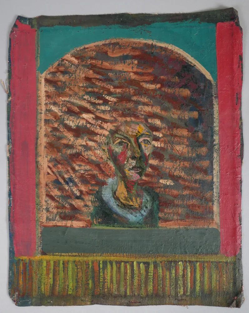 UNTITLED [PORTRAIT] by Brian Bourke, 1970, oil on canvas, offered Oct 2017