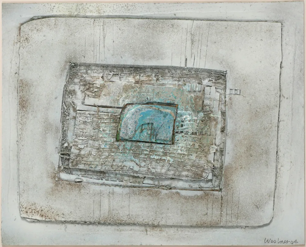 SMALL'S CORNER by Robert Woolner, 2004, mixed media, offered Oct 2017