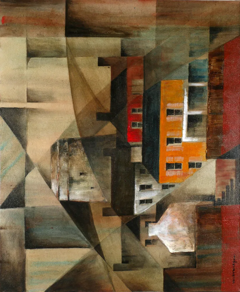 Val Byrne, MARTELLO TOWER, HOWTH, COUNTY DUBLIN, 2003, acrylic on canvas