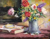 James S. Brohan, STILL LIFE WITH FLOWERS