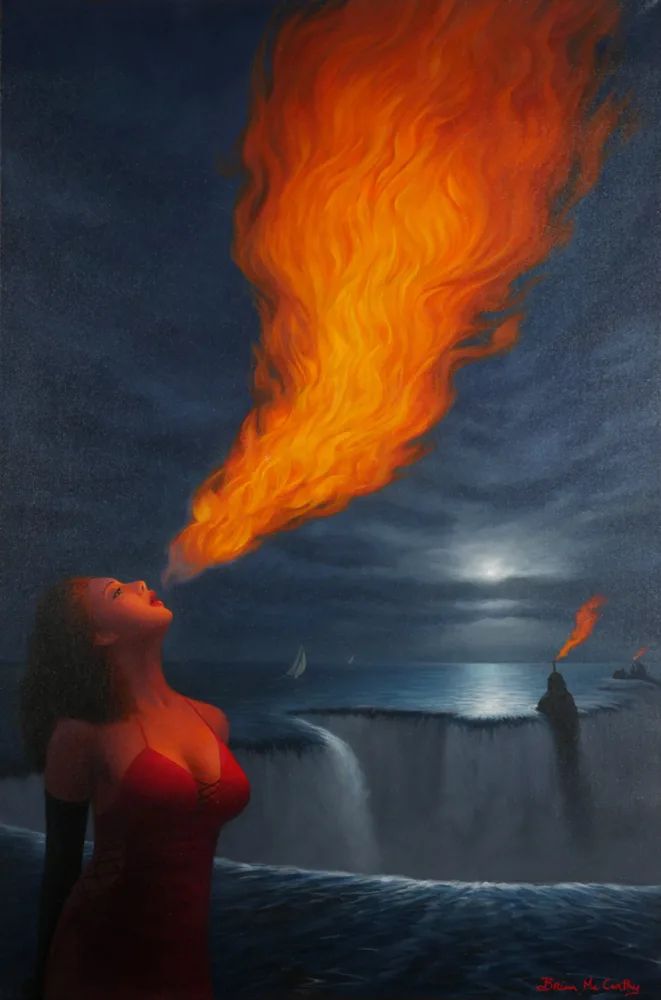 SIREN by Brian McCarthy, 2008, oil on canvas, offered Oct 2017