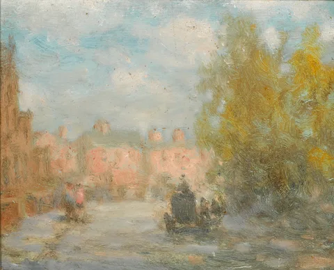 William Mason, ST. ALBANS, HERTFORDSHIRE, ENGLAND, oil on board