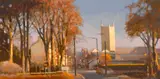 Trevor Geoghegan, BLESSINGTON, EARLY MORNING, WINTER LIGHT