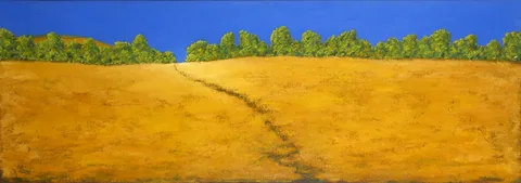 THE OLD PATH TO THE LAKE by Maurice Quillinan, 2006, oil on canvas, sold Oct 2017