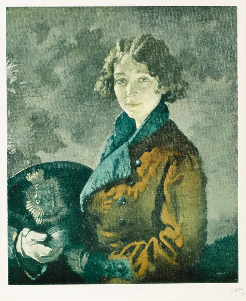 THE ROSCOMMON DRAGOON by William Orpen, c.1919, colour collotype; (from an edition of 300), sold Oct 2017