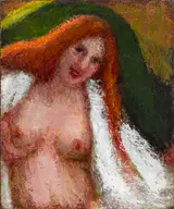Roderic O'Conor, NUDE BATHING [GIRL BATHING] c.1897-1898