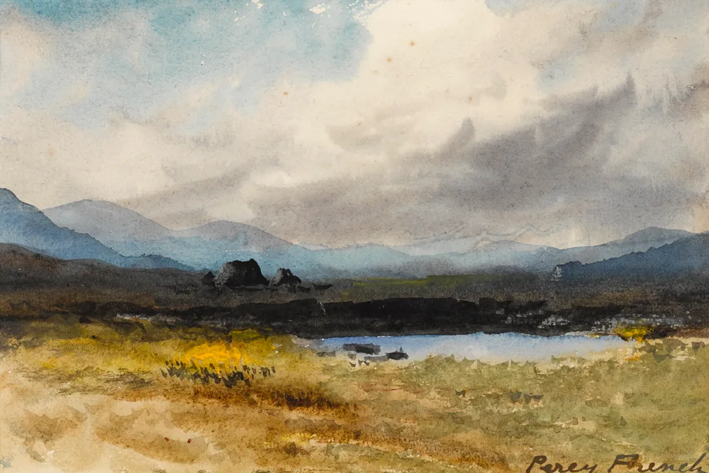 A STORMY SKY by William Percy French, watercolour, sold Oct 2017