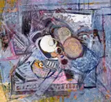 Nevill Johnson, STILL LIFE - THREE APPLES