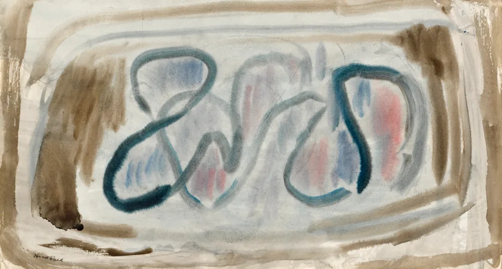 ABSTRACT NO. 21 by Nano Reid, watercolour, sold Oct 2017