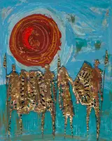 John Behan, TÁIN - QUEEN MEABH WITH WARRIORS