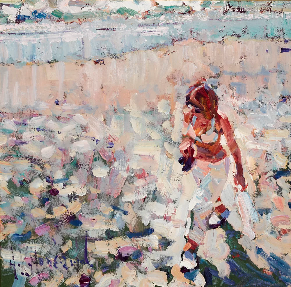 DEGAS/CONNEMARA by Arthur K. Maderson, oil and gouache on panel, sold Oct 2017