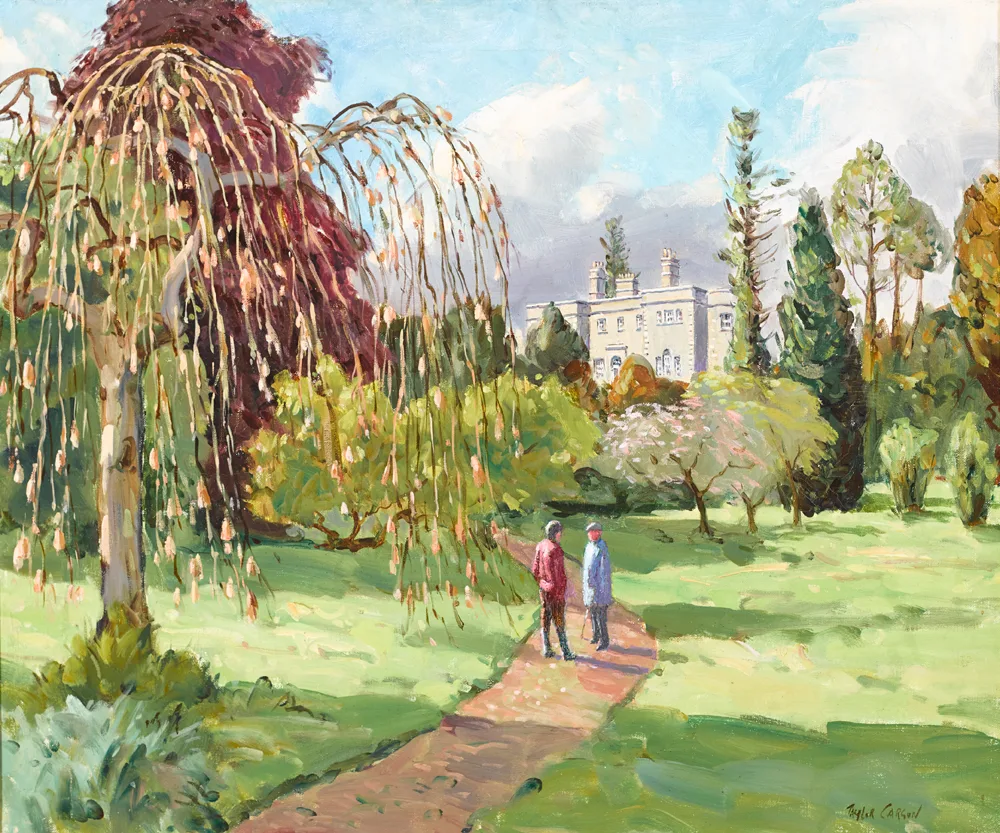 BELVEDERE, MULLINGAR by Robert Taylor Carson, 1971, oil on canvas, sold Oct 2017