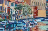 Victor Richardson, THE LEANING CHURCH, CANAL DU SAINT SÉBASTIEN, MARTIGUES, FRANCE
