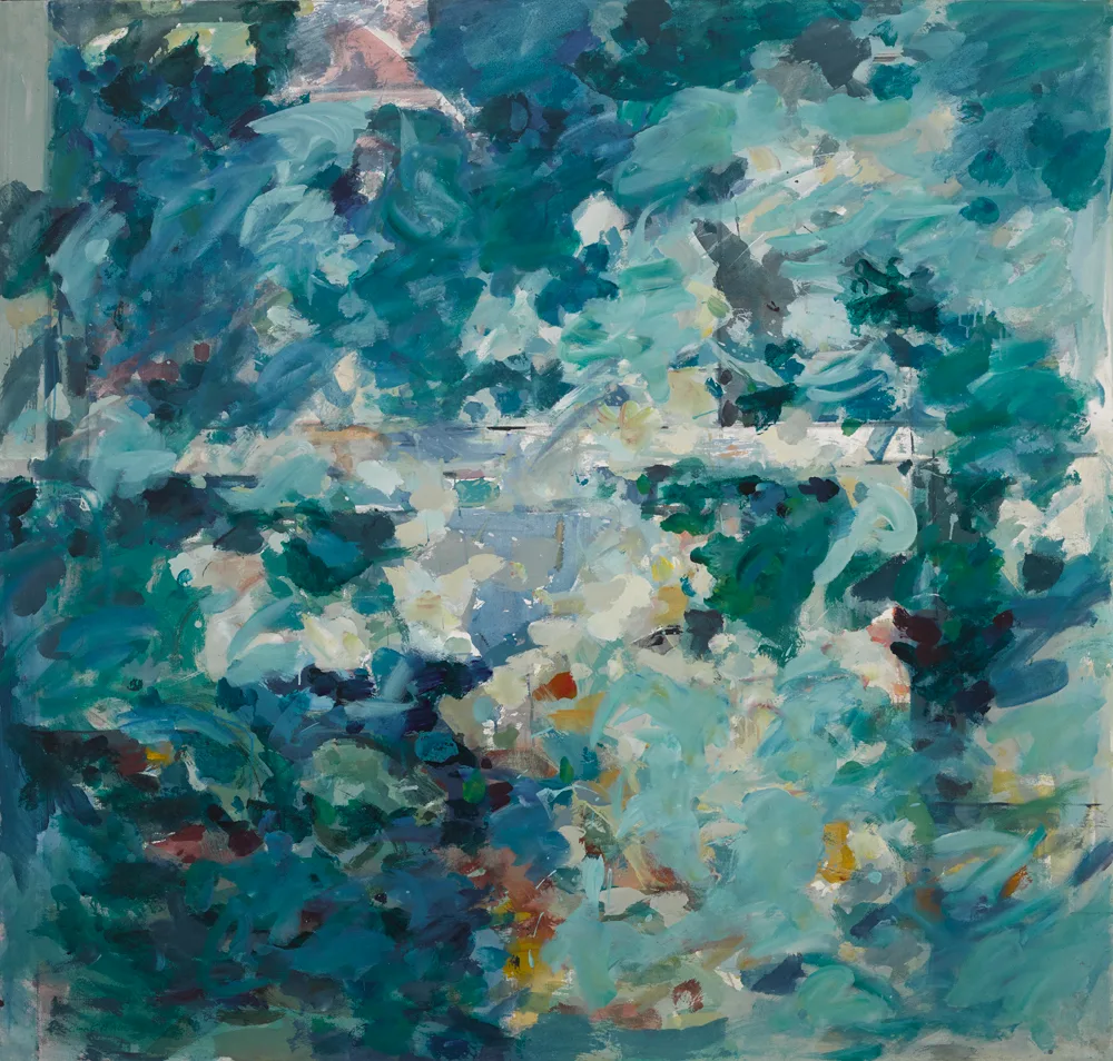 Clement McAleer, AQUAMARINE, 1991, acrylic on canvas