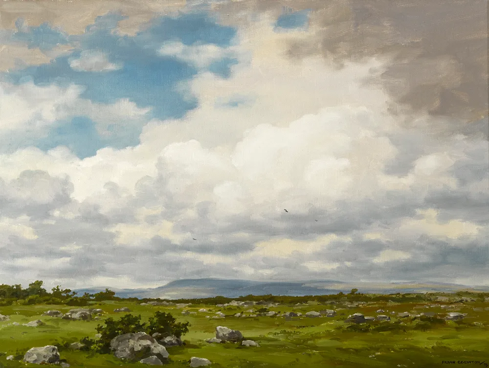 NEAR CLONBUR, COUNTY MAYO by Frank Egginton, oil on canvas, offered May 2017
