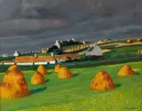 Maurice MacGonigal, THE VILLAGE OF DUGORT, ACHILL ISLAND, COUNTY MAYO