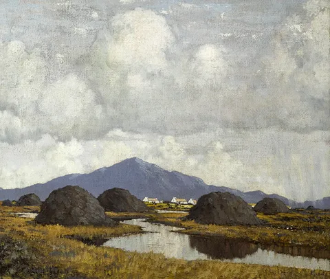 Paul Henry, AN IRISH BOG, c.1938, oil on canvas