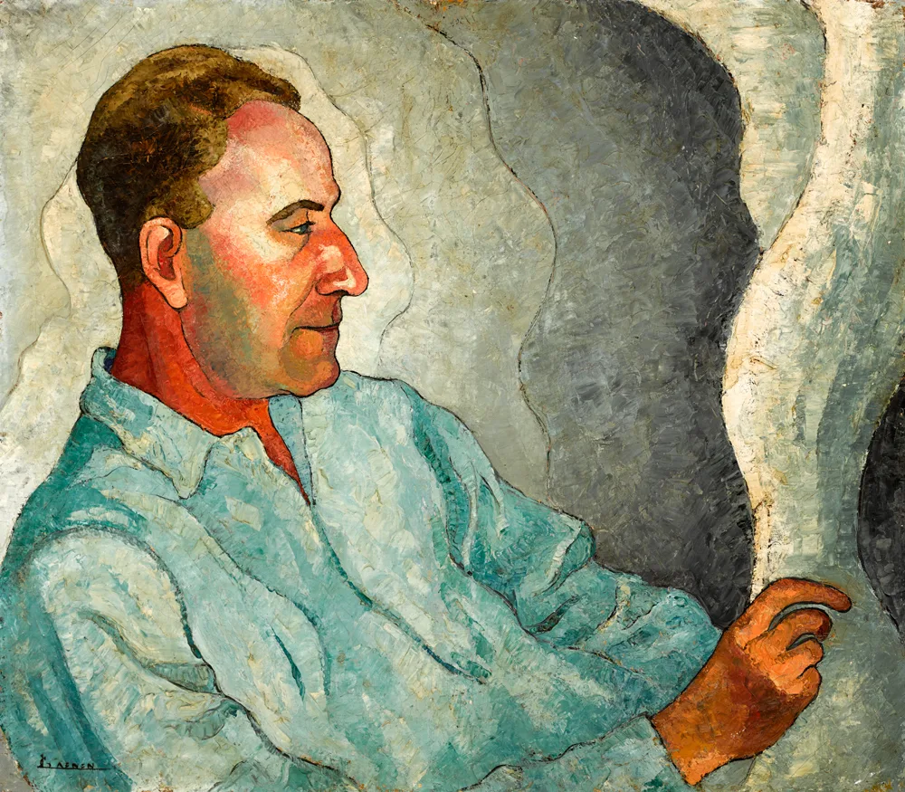 Gérard Laenen, PORTRAIT OF MAURICE COLLIS, oil on canvas