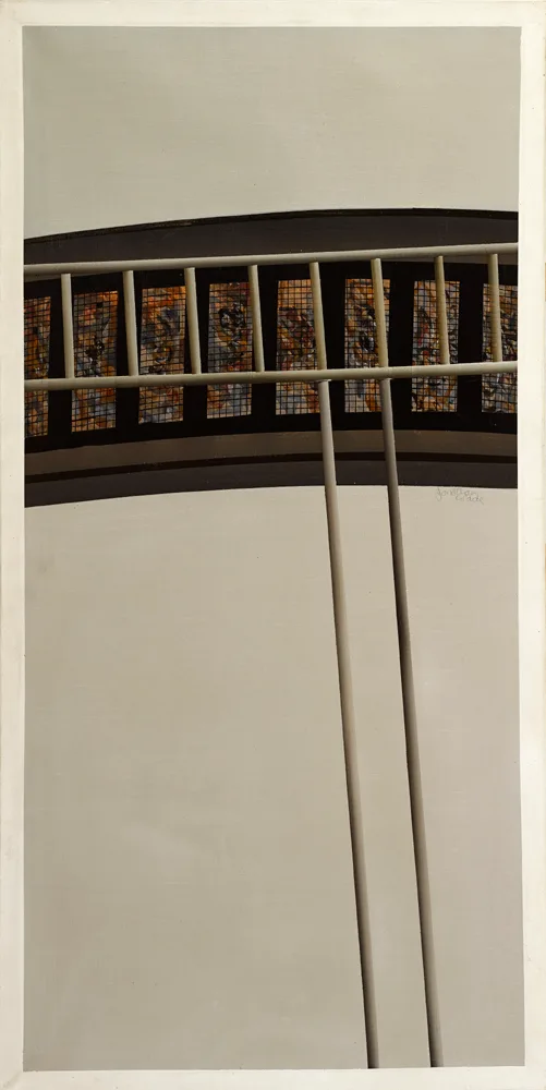 UNTITLED by Jonathan Wade, 1972, oil on canvas, sold May 2017