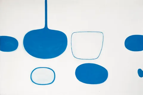 William Scott, BLUE STILL LIFE, 1969-1970, oil on canvas