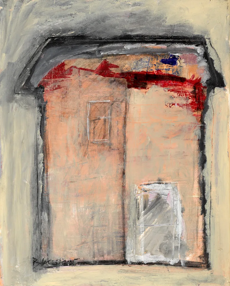 PINK HOUSE by Basil Blackshaw, oil on canvas, offered May 2017