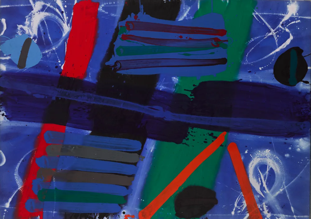 Albert Irvin, ABSTRACT, 1988, oil on canvas