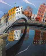 Nicholas Hely Hutchinson, THE HA'PENNY BRIDGE, DUBLIN