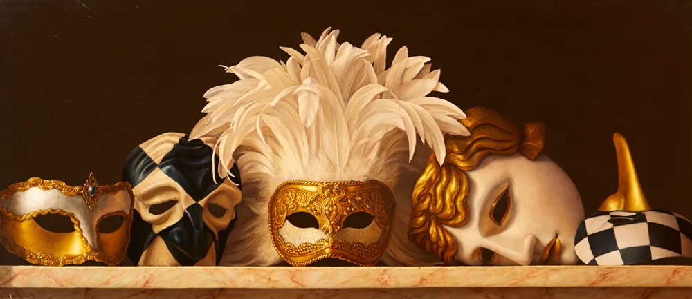 MASQUERADE by Brian McCarthy, 1999, oil on canvas, offered May 2017