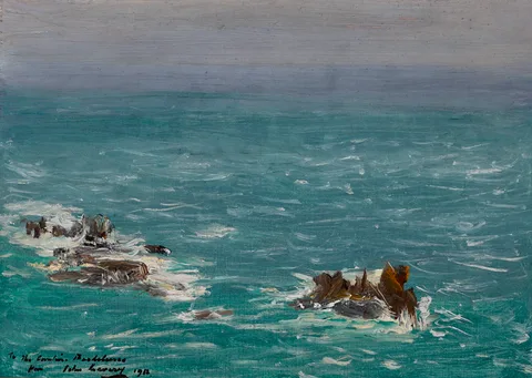 AN EAST WIND by John Lavery, 1912, oil on canvas laid on board, sold Feb 2017