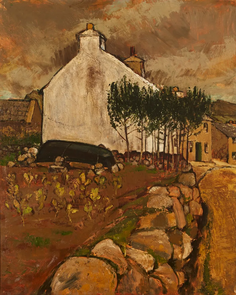 Derek Hill, THE KING'S HOUSE, TORY ISLAND, COUNTY DONEGAL, oil on canvas