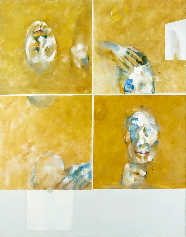 LIFE STUDY [SELF] by Louis le Brocquy, c.1970, oil on canvas, sold Feb 2017