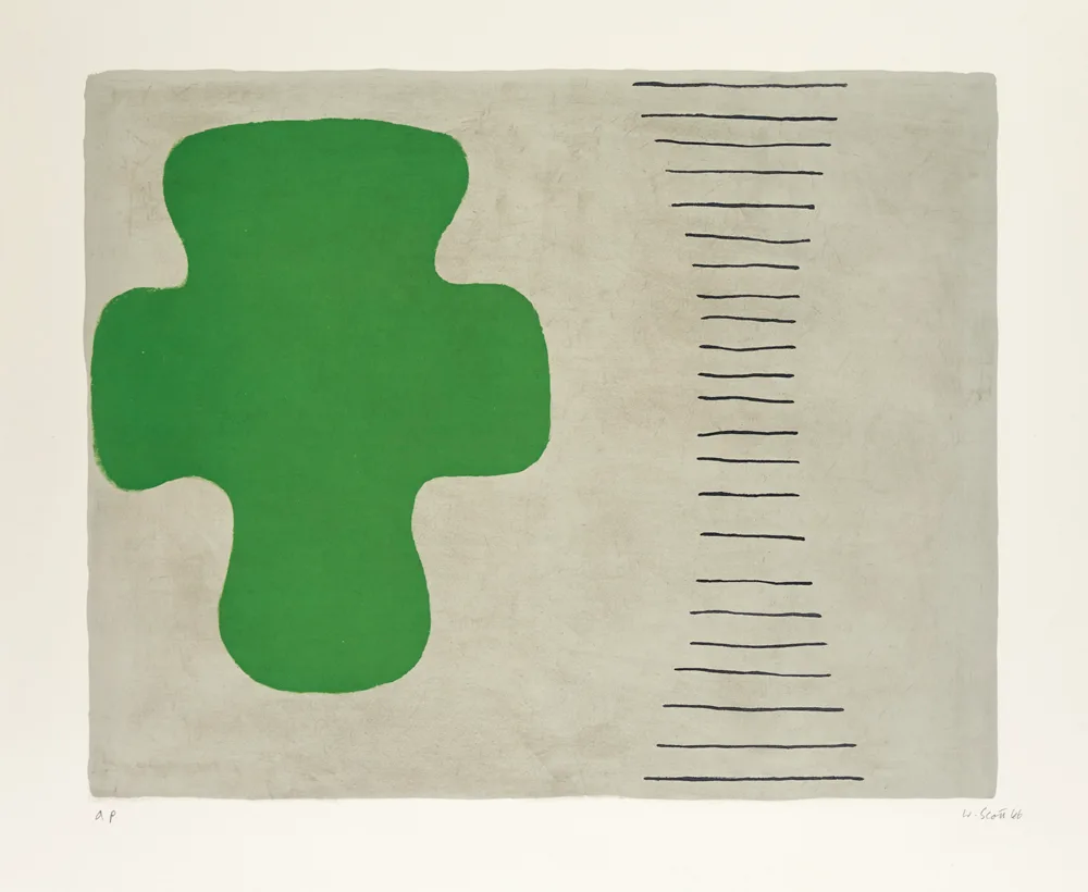ODEON SUITE II by William Scott, 1966, lithograph; (artist's proof set aside from an edition of 75), sold Feb 2017