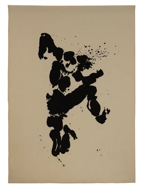 Louis le Brocquy, THE TÁIN. CÚCHULAINN IN WARP SPASM, 1969, Aubusson tapestry; (no. 2 from an edition of 9)